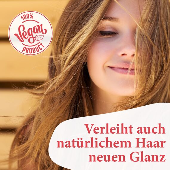 Jean & Len Shampoo Colorglanz Arganöl & Feige, für coloriertes & strapaziertes Haar, verleiht Farbintensität und Glanz, ohne Parabene und Silikone, vegan, 300 ml (Packung mit 2)