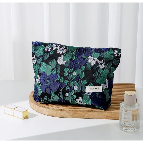 ONEGenug Kosmetiktasche Klein 2 Pcs Make up Tasche Damen Mädchen Schminktasche Organizer für Reise Geschenk