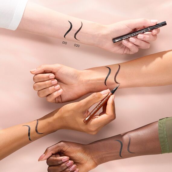 Catrice Superproof Brush Liner Waterproof, Eyeliner, Nr. 010, Schwarz, langanhaltend, Expressergebnis, hochpigmentiert, vegan, wasserfest, ohne Mikroplastikpartikel, ohne Parfüm, 1er Pack (0.45ml)