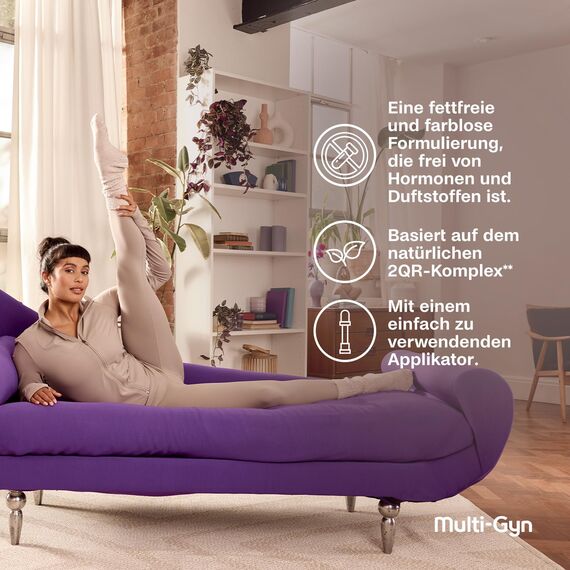 Multi-Gyn FloraBalance - Vaginalgel mit Milchsäure - Wiederherstellung, Stärkung & Schutz der Intimflora* - Optimiert den vaginalen pH-Wert - klinisch erwiesen - 50ml