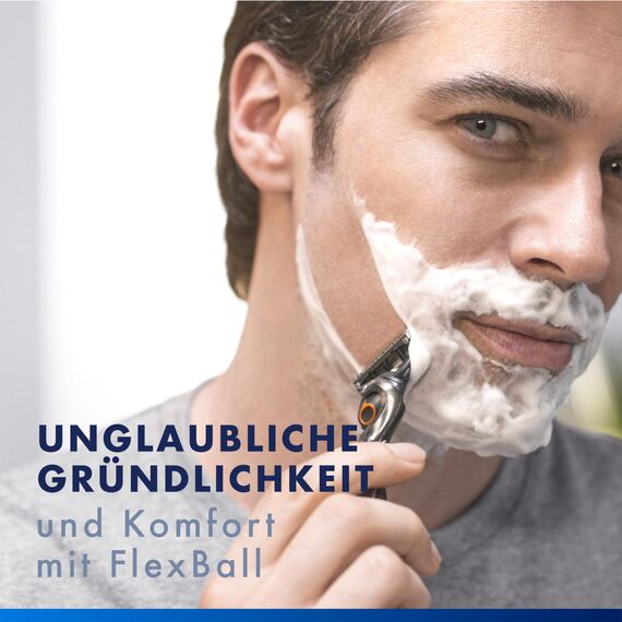 Gillette Proglide Power Klingen, 8 Original Ersatzklingen, Rasierklingen Herren, 2x Gleitstreifen vor und nach den Klingen und EverGlide Gleitstreifen für unglaubliche Gründlichkeit und Komfort