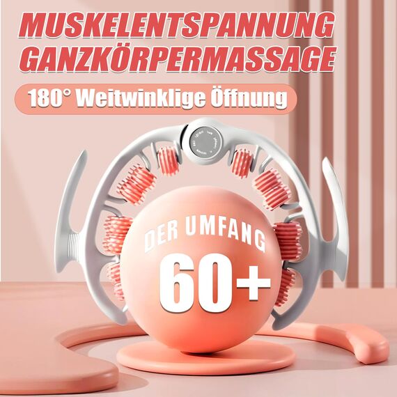 Cellulite Massagegerät Linderung von Muskelbeschwerden und Schmerzen, DINYOAN Muskeltherapie Massagestab für Taille und Beine, Abnehmbar, Massage von Kopfhaut, Armen, Nacken und Schultern