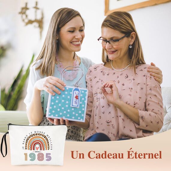 Geburtstag Mädchen, Sweet Geburtstag Mädchen Make-Up Tasche,Geschenke Für Jahre Praktische Geschenkidee (FR 1985)