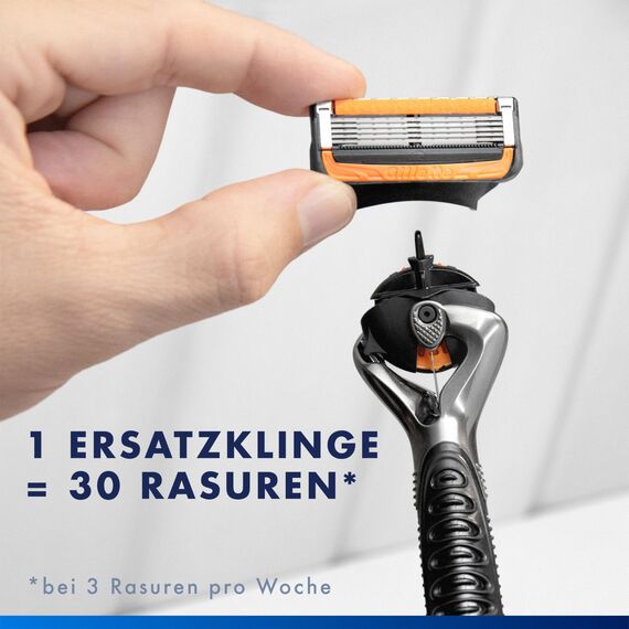 Gillette Proglide Power Klingen, 12 Original Ersatzklingen, Rasierklingen Herren, 2x Gleitstreifen vor und nach den Klingen und EverGlide Gleitstreifen für unglaubliche Gründlichkeit und Komfort