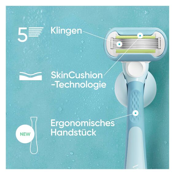 Gillette Venus Extra Smooth Damen Rasierklingen, 4 Ersatzklingen