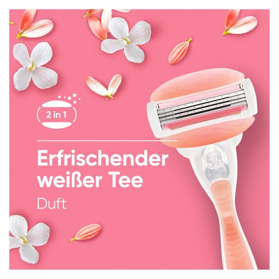Gillette Venus ComfortGlide Spa Breeze Damenrasierklingen, 8 Ersatzklingen für Damenrasierer