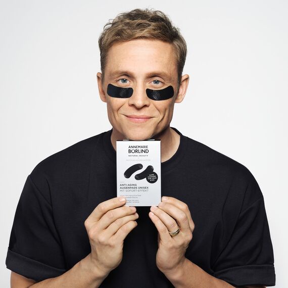 ANNEMARIE BÖRLIND UNISEX ANTI-AGING AUGENPADS Black (5 x 2 Stk.) - by Matthias Schweighöfer - Mit Hyaluronsäure & Sofort-Effekt, Gegen erste Fältchen und müde Augen, Intensive Feuchtigkeit, Vegan