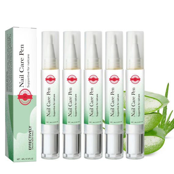 5 Stück Nail Care Pen - The Original, Nail Care Pen Nagelpilz Stift, Nail Care Pen Kosmetische Pflege Bei Nagelpilzinfektion, Mit TeebaumöL, Vitamin E & Aloe Vera (5 Stück, 4ml)
