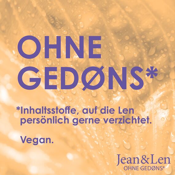 Jean & Len Straffende Handcreme Aprikosenkernöl/Q10, reichhaltige Pflege, Wirkt aktiv gegen erste Anzeichen der Hautalterung, für trockene Hände, ohne Parabene & Silikone, Handcreme Tube, 75 ml