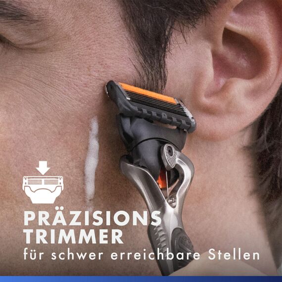 Gillette Proglide, 12 ORIGINAL Ersatzklingen für Herren — 2x Gleitstreifen Vor und Nach den Klingen und Neuer EverGlide Gleitstreifen für Unglaubliche Gründlichkeit — Inkl. Reiseschutzkappe