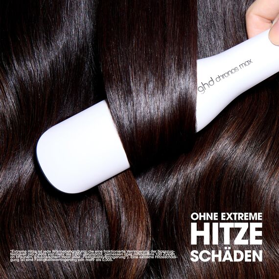 ghd chronos max Breites Glätteisen: Ideal für dickes, langes & lockiges Haar, smarter Styler, 85% größere (43 mm) Platten, schnelle Stylings, frizz-freie Ergebnisse, ohne extreme Hitzeschäden