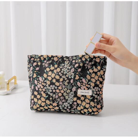 ONEGenug Kosmetiktasche Klein 2 Pcs Make up Tasche Damen Mädchen Schminktasche Organizer für Reise Geschenk