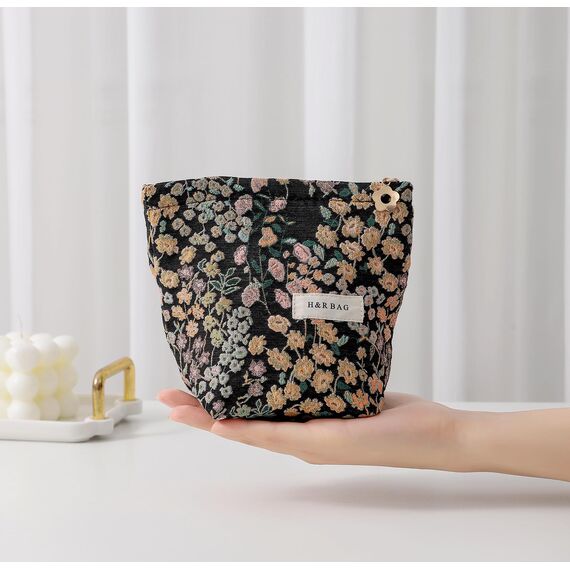 ONEGenug Kosmetiktasche Klein 2 Pcs Make up Tasche Damen Mädchen Schminktasche Organizer für Reise Geschenk