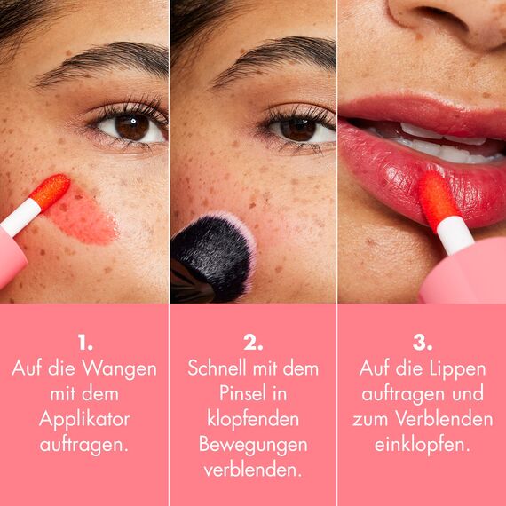 e.l.f. Sheer For It Blush Tint, vielseitiger Lippen- und Wangen-Tint, für einen natürlichen, langanhaltenden Farbkick, vegan und tierversuchsfrei, Orange Crush
