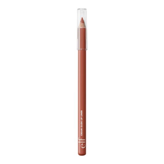 e.l.f. Cream Glide Lip Liner, hochpigmentierter Stift zum Formen und Definieren der Lippen, halbmattes Finish, vegan und tierversuchsfrei, Mocha Move