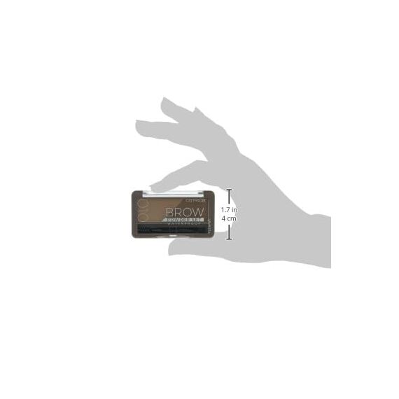 Catrice Brow Powder Set Waterproof, Augenbrauen, Nr. 010 Ash Blond, mehrfarbig, 2 Braun-Töne, langanhaltend, sofortiges Ergebnis, matt, vegan, wasserfest, Mikroplastik Partikel frei (4g)