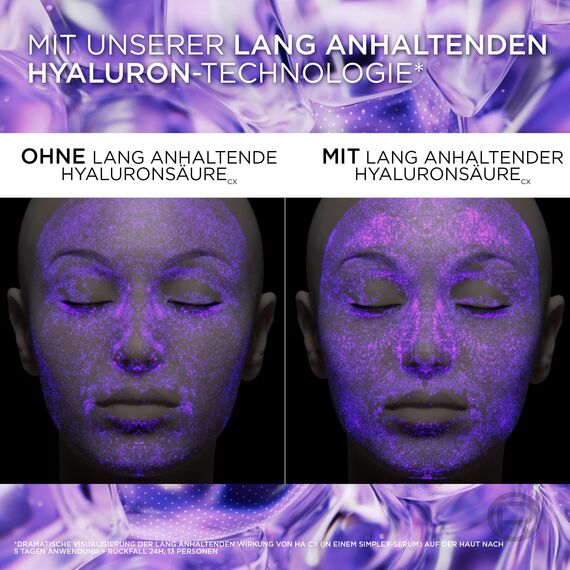 L'Oréal Paris Gesichtspflege Set, Anti-Aging Hyaluron Tagespflege und Nachtpflege gegen Falten, mit Micro-Filler Hyaluronsäure, Revitalift Filler, 2 x 50 ml (Packung mit 2)