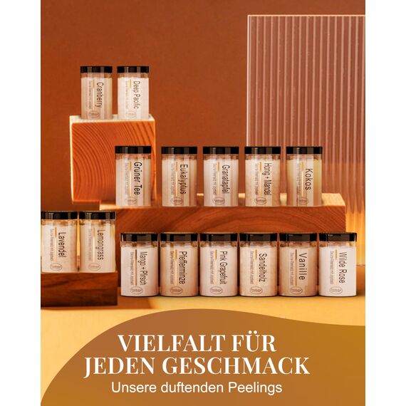 Frankonia BATH & SPA Sauna Salz Peeling Grüner Tee – 400 g Meersalz-Körperpeeling mit Jojobaöl & Vitamin E – Dusch- & Body Scrub für alle Hauttypen – Vegan & ohne Parabene – ohne Microplastik