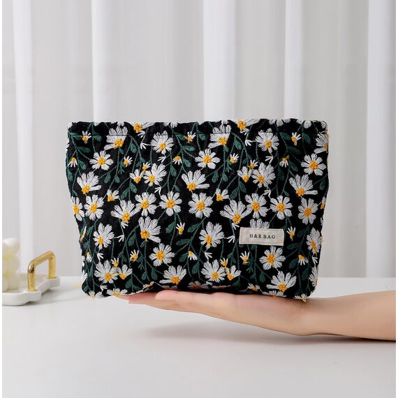 ONEGenug Kosmetiktasche Klein 2 Pcs Make up Tasche Damen Mädchen Schminktasche Organizer für Reise Geschenk