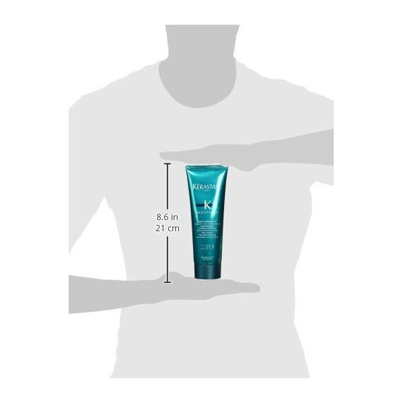 Kérastase Shampoo für sehr geschädigtes und geschwächtes Haar, Regenerierendes und nährendes Haarbad, Bain Thérapiste, Résistance, 250 ml (Packung mit 2)