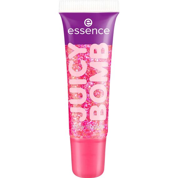 essence JUICY BOMB PARTY shiny lipgloss 02 Luminous Lime