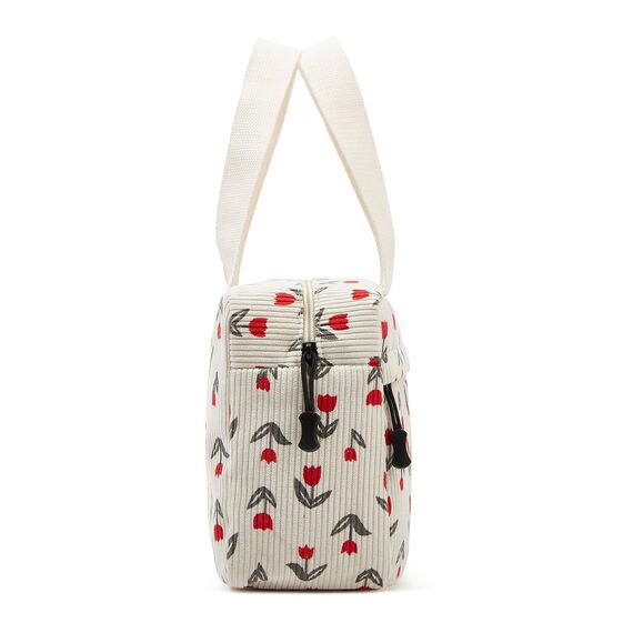 Jiliyote Groß Kosmetiktasche Cord Kulturtasche Gross Damen Kulturbeutel Kord Reise Waschtasche Damen Kosmetikbeutel für Travel Mädchen