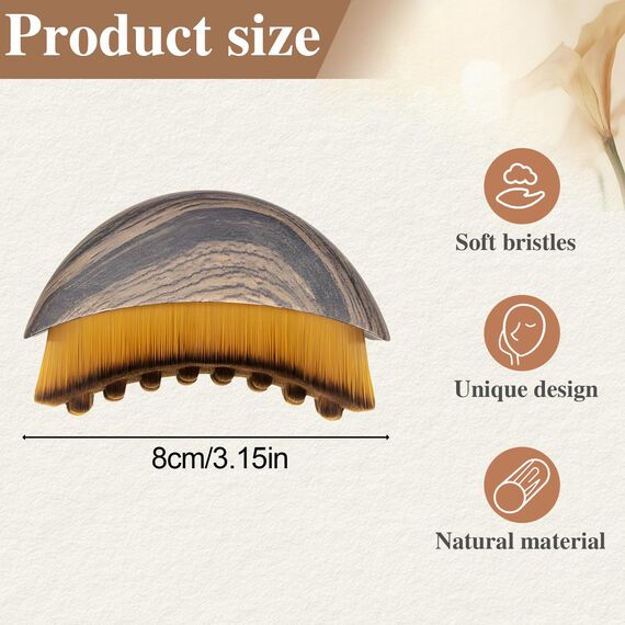 Lymphatic Contour Face Brush,Lymphatische Gesichtsbürste,Lymphdrainage Gesicht,Trockene Gesichtsbürste, Kinn- und Kieferformung, Gesichtsbürste für Lymphdrainage und Gesichtskontur