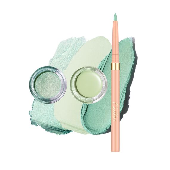 Oulac Matte Lidschatten & Eyeliner Set Wasserfest | Eyeliner und Lidschatten Primer Feine Textur Hält 16 Stunden + | Schnell Trocknend Wischfeste Matte Oberfläche | Vegan