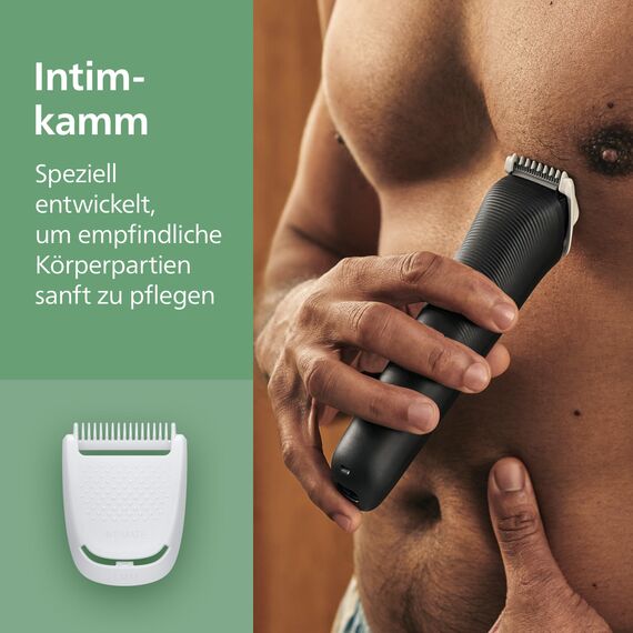 Philips Multigroom 3000er-Serie All-in-One 9-teiliger Trimmer: Rasierer und Haarschneider für Gesicht, Kopf und Körper, selbstschärfende hautfreundliche Klingen, zwölf Längeneinstellungen, MG3946/15