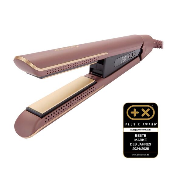 Remington AIRvive™ Glätteisen [Ionic Air-Technologie: weniger Frizz & statische Aufladung] Ultra-Keramikbeschichtung mit Mikrowirkstoffen (Schmale Platten, LCD-Display, 150-230°C) Haarglätter S8930