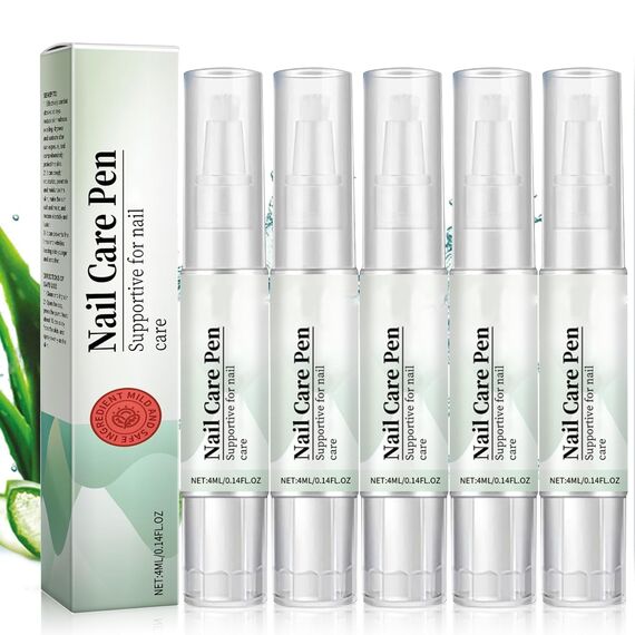 Nail Care Pen - Original, feuchtigkeitsspendender Nagelstift mit Teebaumöl, Vitamin E und Aloe Vera(5 PCS)