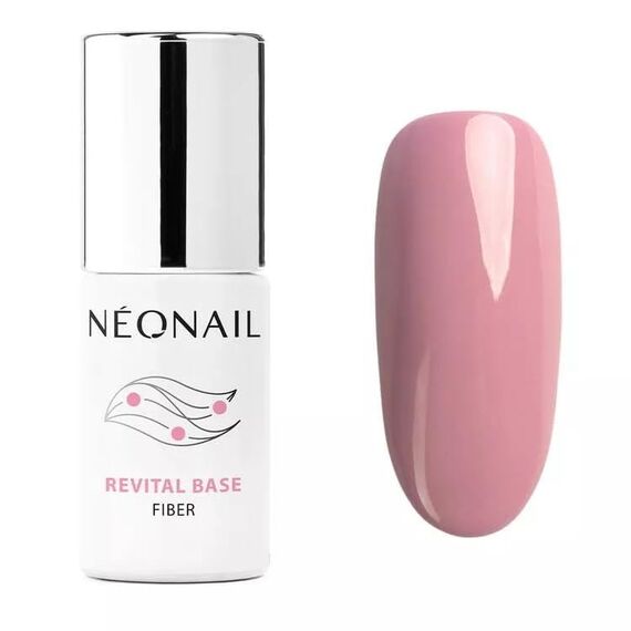 NÉONAIL UV Nagellack - Base Coat Gel UV - Revital Base Fiber - Warm Cover - Unterlack Für Nägel - Lack Gel - Modeling Base - 7,2 ml