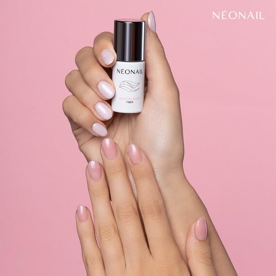 NÉONAIL UV Nagellack - Base Coat Gel UV - Revital Base Fiber - Shiny Queen - Unterlack Für Nägel - Lack Gel - Modeling Base - 7,2 ml