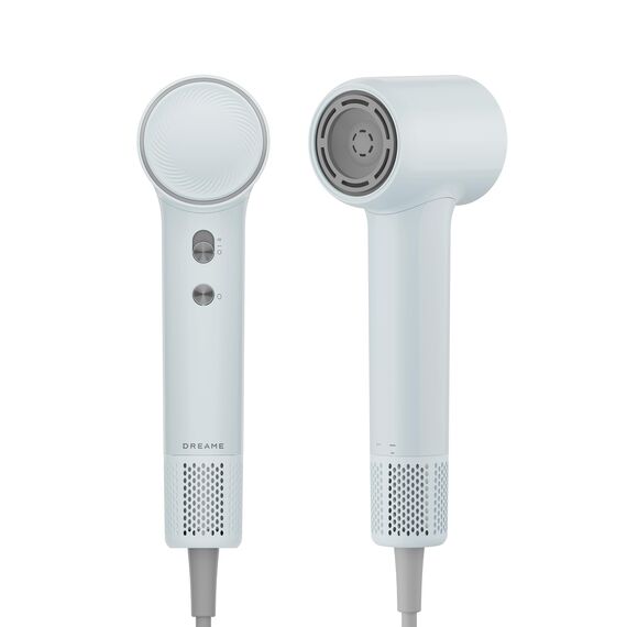 dreame Mini-High-Speed-Haartrockner, 270 g leicht, Schnelltrocknen, Motor mit 100.000 U/min, NTC-Temperaturregelung, Pflege durch negative Ionen, 5 benutzerdefinierte Modi, Blau