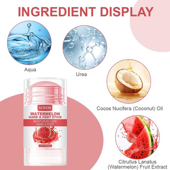 ACWOO Hydrating and Anti-Cracking Foot Cream, Urea Fußcreme, Fusscreme Sehr Trockene Füsse, Heel Balm lindert Juckreiz für Trockene, Rissige Füße, Fersen, Ellbogen, 40g