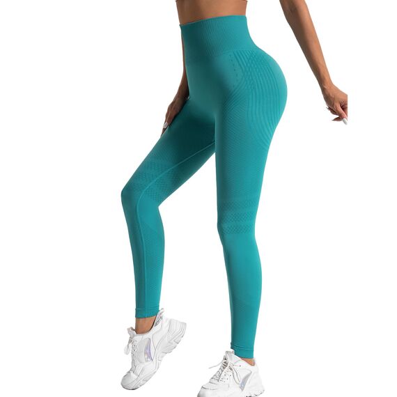 Cellumove 3D Leggings Anti Cellulite Kompression Damen, Bequeme Kompressionsleggins Lipödem, Push Up Scrunch Für Sport (Dunkelgrün, M)
