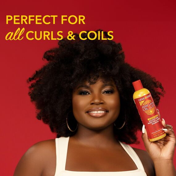 Creme of Nature Arganöl Sulfatfreies Feuchtigkeits- und Glanzshampoo, 350 ml (Packung mit 2)