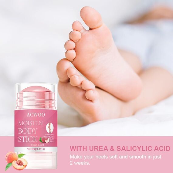 ACWOO Hydrating and Anti-Cracking Foot Cream, Urea Fußcreme, Fusscreme Sehr Trockene Füsse, Heel Balm lindert Juckreiz für Trockene, Rissige Füße, Fersen, Ellbogen, 40g