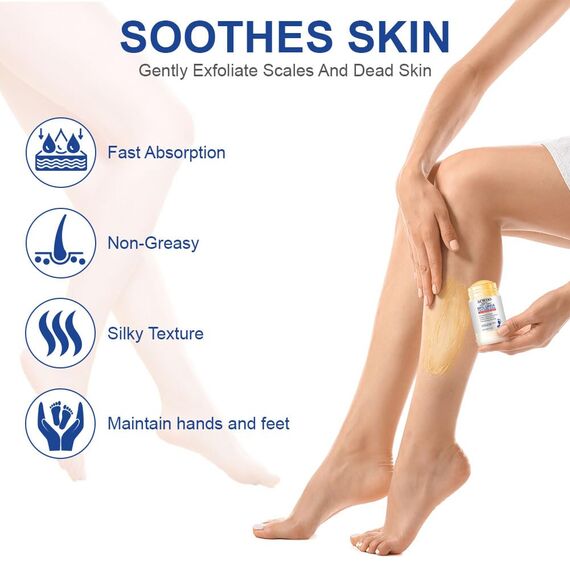 ACWOO 2pc Hydrating and Anti-Cracking Foot Cream, Urea Fußcreme 60% + 2% Salicylsäure, Fusscreme Sehr Trockene Füsse, Heel Balm lindert Juckreiz für Trockene, Rissige Füße, Fersen, Ellbogen, 40g