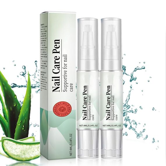 Nail Care Pen - Original, feuchtigkeitsspendender Nagelstift mit Teebaumöl, Vitamin E und Aloe Vera(2 PCS)