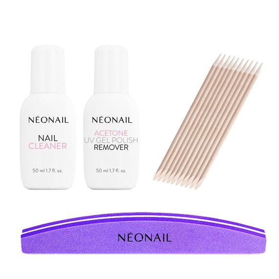 NÉONAIL Starter Set FIRST CHOICE - LED UV Lampe - UV Nagellack - Maniküre Set - Top - Starterset mit Lampe - Sets - Nagellack Set - Farben - Base - Manicure - Nagelset
