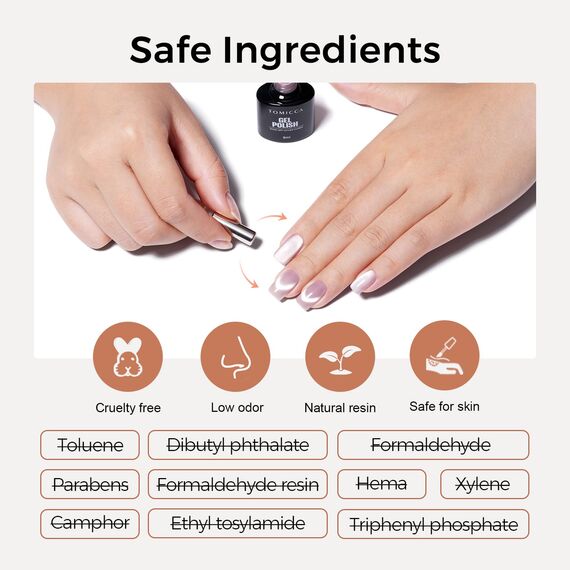 TOMICCA Cat Eyes Gel UV Nagellack mit Magneten, 6 Farben Glitzer Glas Kristall Gel Nägel Polish Set für Anfänger Nagelstudio DIY Home, 8ML