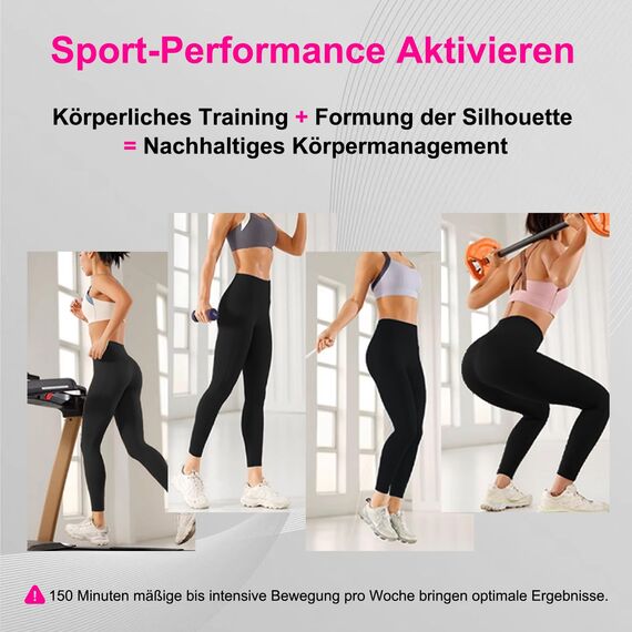 Cellumove 3D Leggings Anti Cellulite Kompression Damen, Bequeme Kompressionsleggins Lipödem, Push Up Scrunch Für Sport (Dunkelgrau, S)