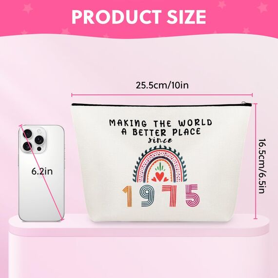 Aucuu Kosmetiktasche Damen, 39 Geburtstag Make-Up-Tasche, Schminktasche, Tragbare Makeup Bag, Mehrzweck Makeup Tasche, Geschenke für 39 Geburtstag Frauen, Tochter, Beste Freundinnen und Brautjungfern