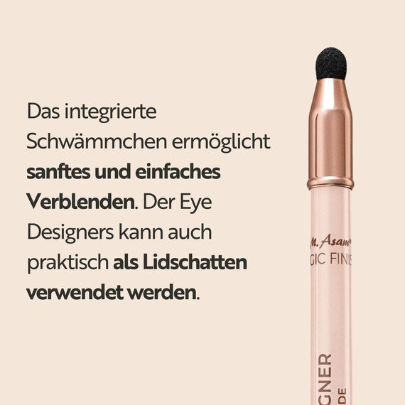 M. Asam MAGIC FINISH Eye Designer Silky Nude (0,28g) – Wasserfester Kajalstift Mit Drehmine, Präziser Eye Liner Für Ausdrucksstarke Augen & Langanhaltendes Eye Make-up