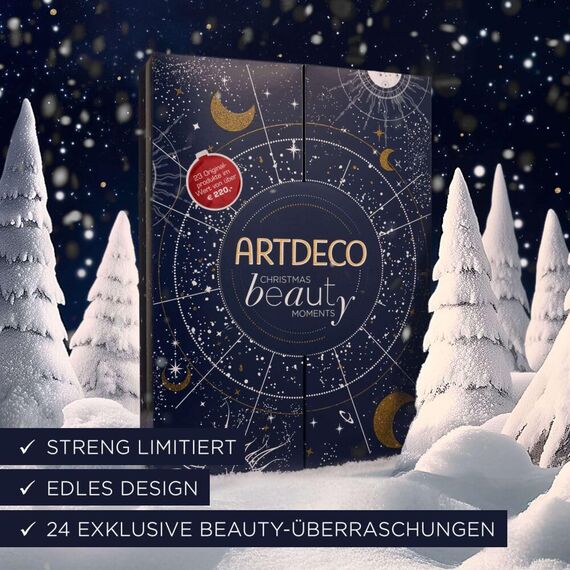 ARTDECO Adventskalender 2025 – Hochwertiger Kosmetik Beauty Kalender mit 24 Make-up-Überraschungen als ideale Geschenkidee für Frauen - 1 Stück