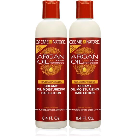 Creme Of Nature Arganöl Cremige Feuchtigkeitsspendende Haarlotion, 250 ml (Packung mit 2)