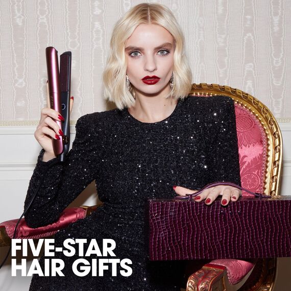 ghd gold Glätteisen: Für alle Haartypen, 26mm Platten, langanhaltendes Styling, für sleekes, glattes Haar mit mehr Glanz, Profi-Ergebnisse ohne extreme Hitzeschäden