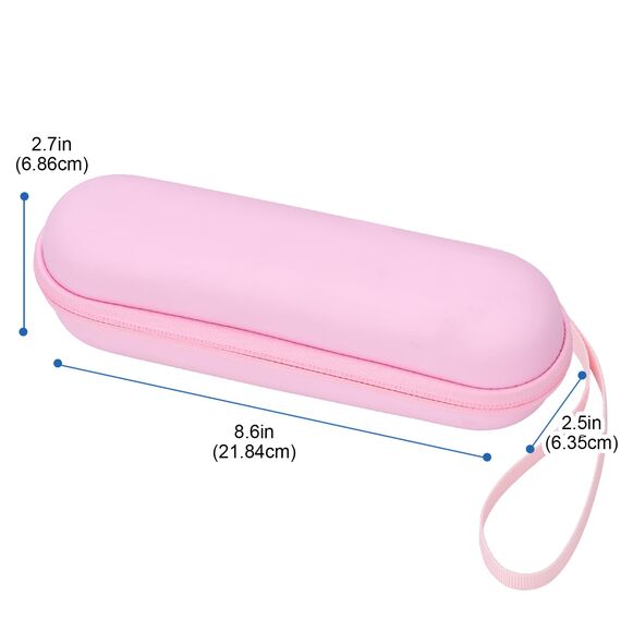 ProCase Elektrische Zahnbürste Etui für Oral B/Oral-B Pro/Oral-B iO Series/Philips Sonicare Electric Toothbrush Hülle Oral B Reiseetui Elektrischer Zahnbürstenhalter Travel Case -Rosa