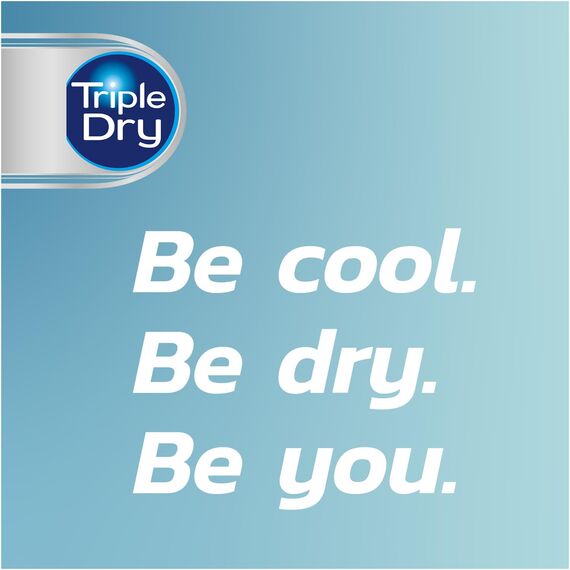 Triple Dry Anti-Transpirant Roll-On Men | Deoroller gegen starkes Schwitzen | Antibakterielles Deodorant für 100 h Schutz | Belebender Duft | For Men | 50ml (Packung mit 4)